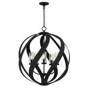 Blacksmith 5-Light Chandelier in Earth Black