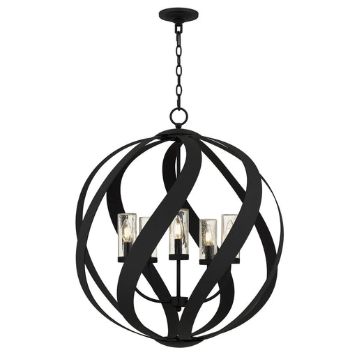 Blacksmith 5-Light Chandelier in Earth Black