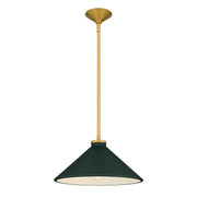 Bradbury Pendant in Dark Green