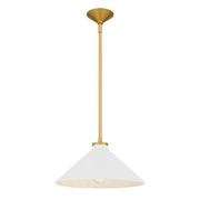 Bradbury Pendant in White
