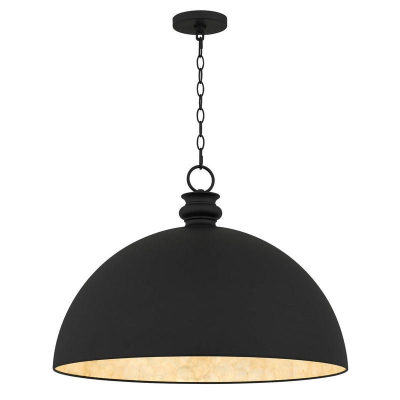 Braylon 4-Light Pendant in Matte Black