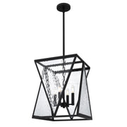 Clovis 4-Light Pendant in Matte Black