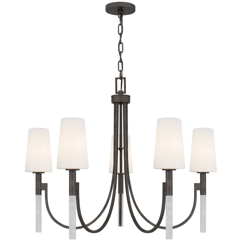 Eloura 5-Light Chandelier in Iron Gate