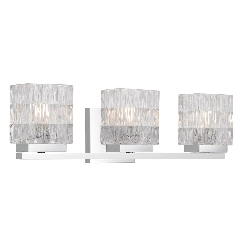Estelle 3-Light Bath Vanity Light in Polished Chrome