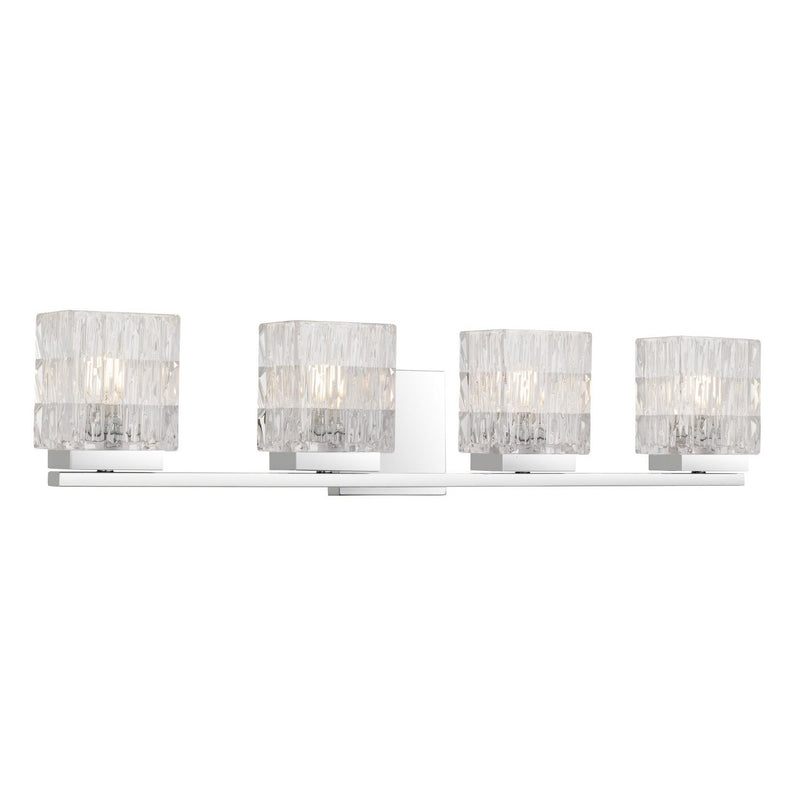 Estelle 4-Light Bath Vanity Light in Polished Chrome