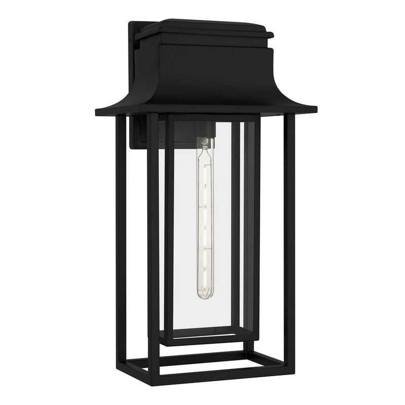 Garner Extra Large Outdoor Wall Lantern in Matte Black