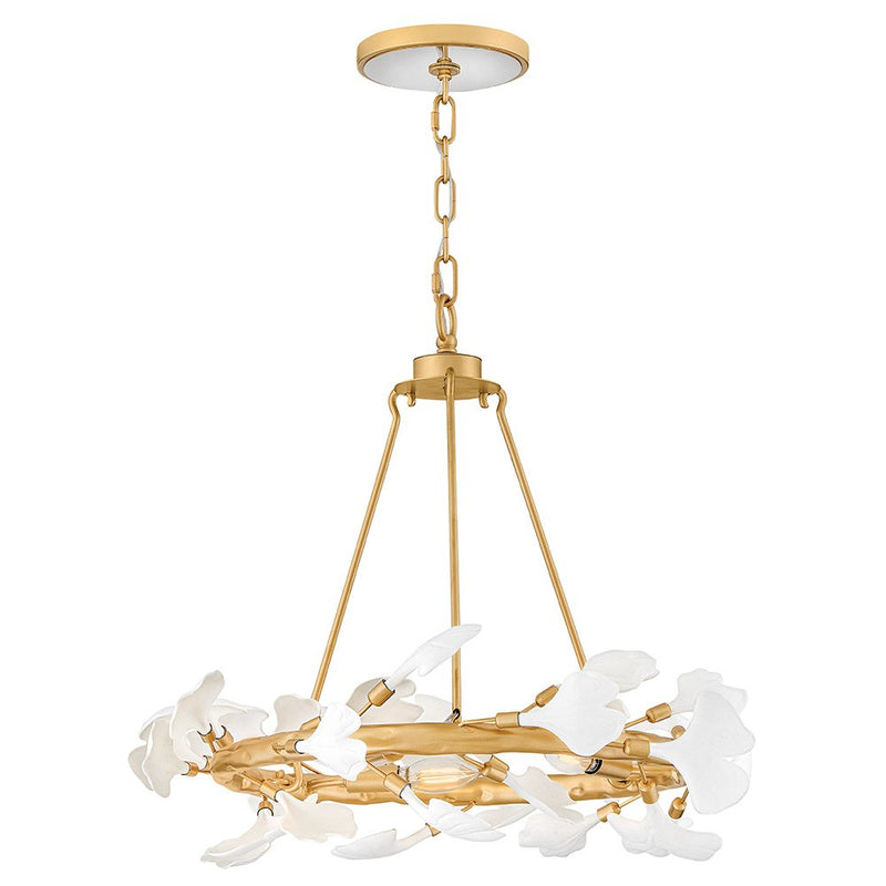Audra 3-Light Chandelier in Deluxe Gold