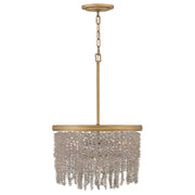 Rubina 4-Light Convertible Pendant in Burnished Gold