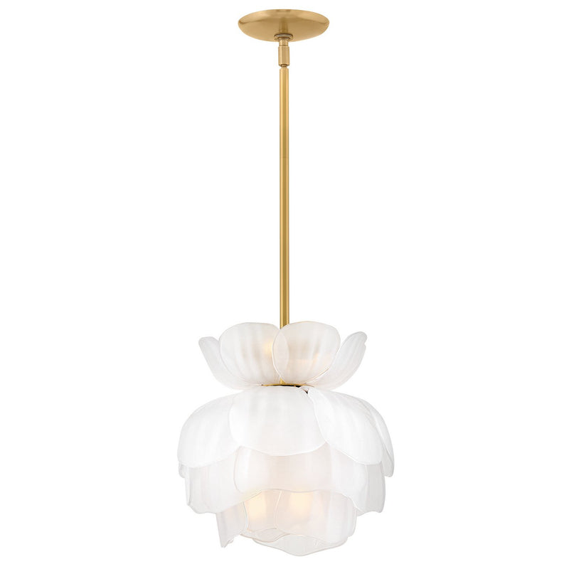 Fantine 6-Light Pendant in Unlacquered Brass