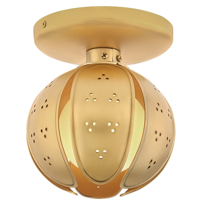 Anthos Wall Sconce in Unlacquered Brass