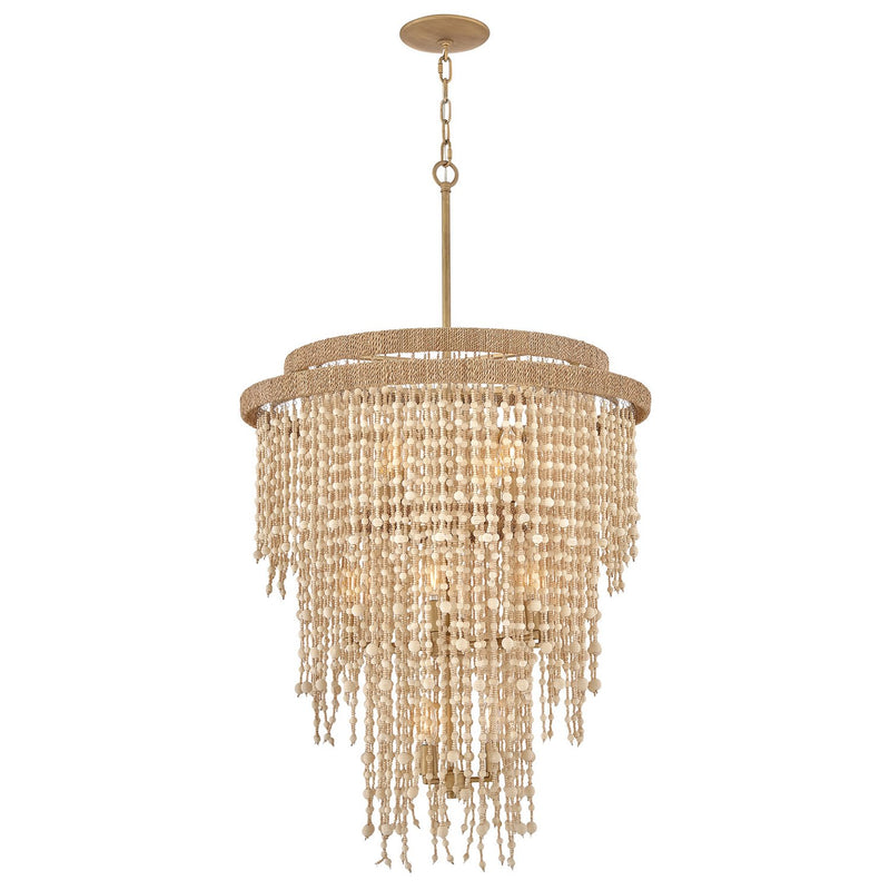 Freya 13-Light Pendant in Burnished Gold