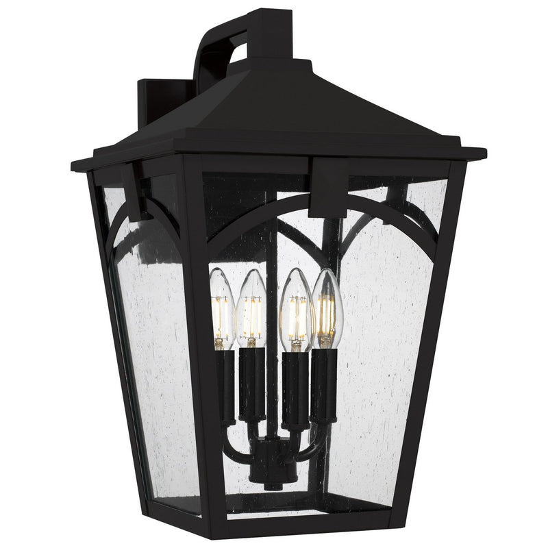 Jaxon 4-Light Outdoor Wall Lantern in Western Bronze