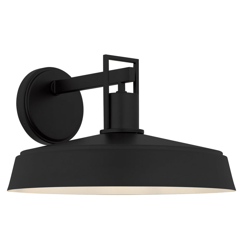 Karson Large Outdoor Wall Sconce in Matte Black
