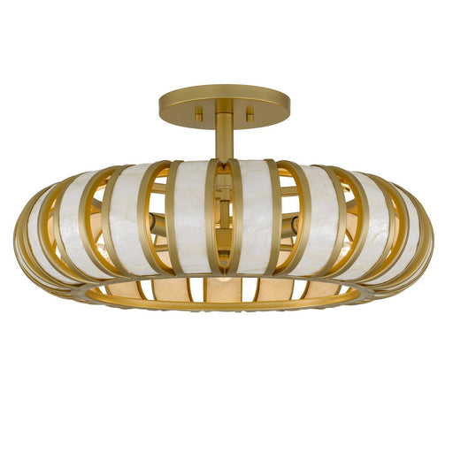 Knight 5-Light Semi-Flush Mount in Soft Gold