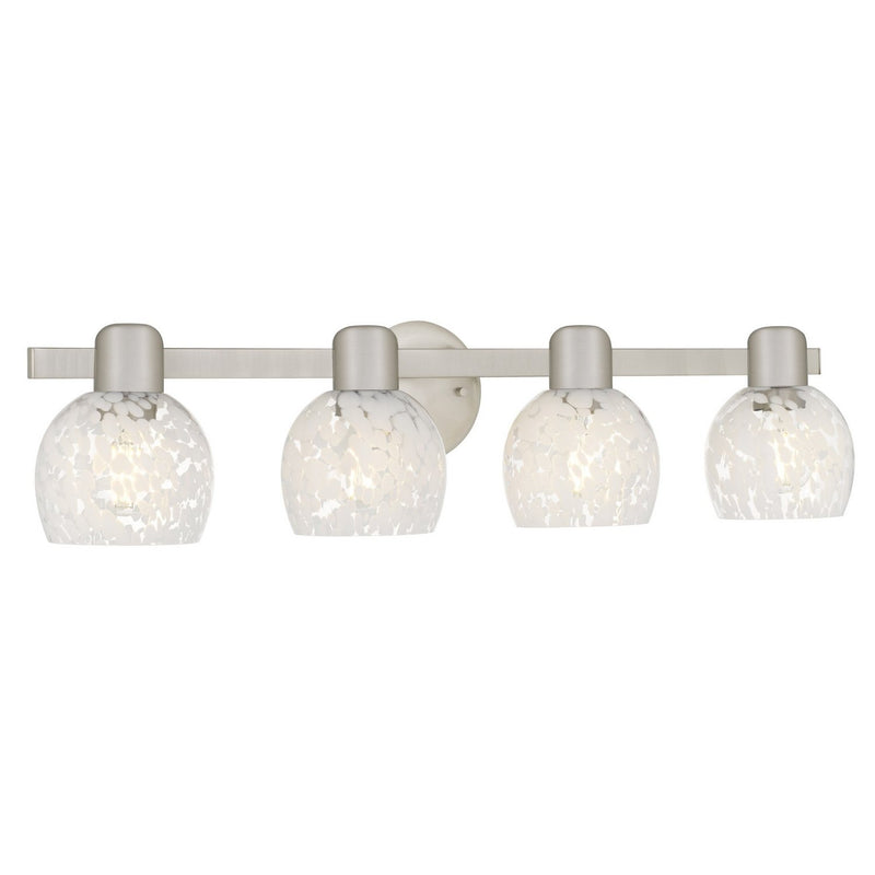Layton 4-Light Bath Vanity Light in Brushed Nickel