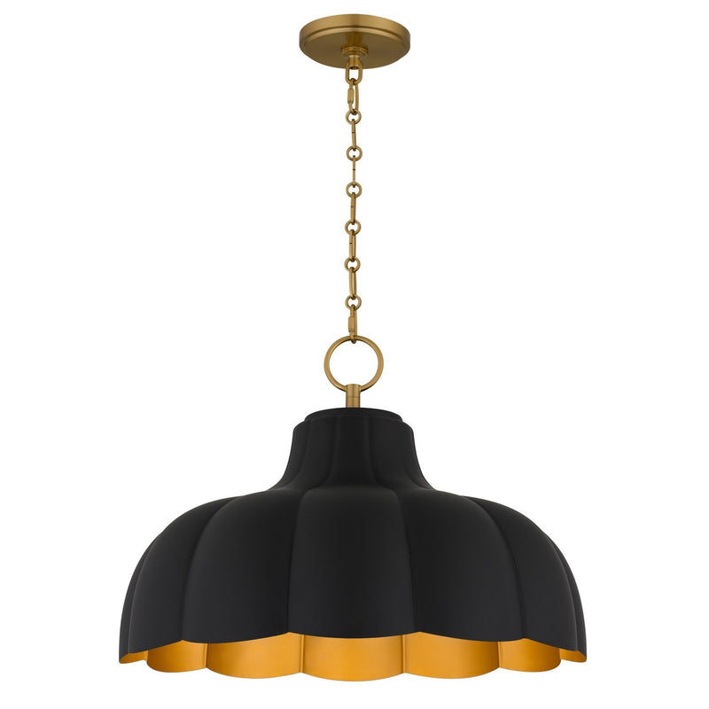 Leanne 4-Light Pendant in Matte Black