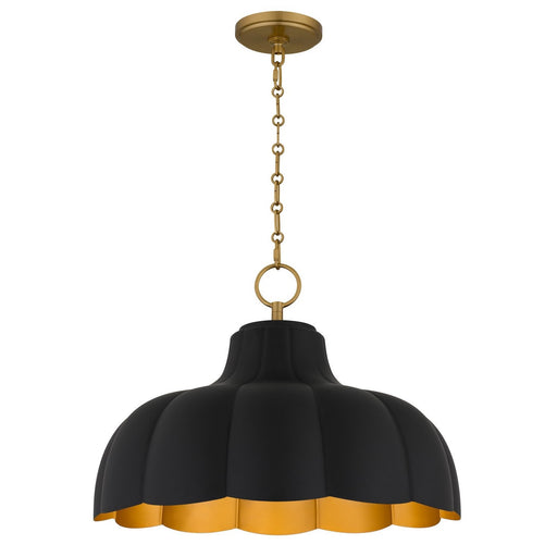 Leanne 4-Light Pendant in Matte Black