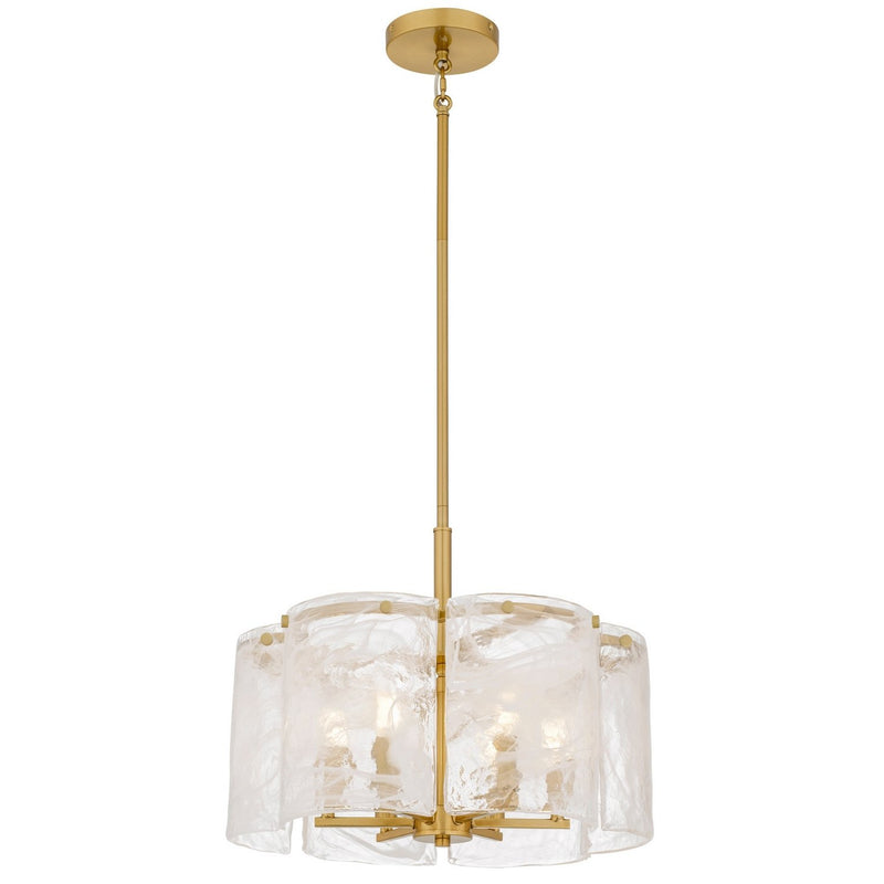 Maisie 18" 6-Light Pendant in Brushed Gold