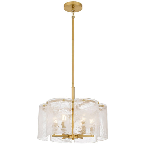 Maisie 18" 6-Light Pendant in Brushed Gold