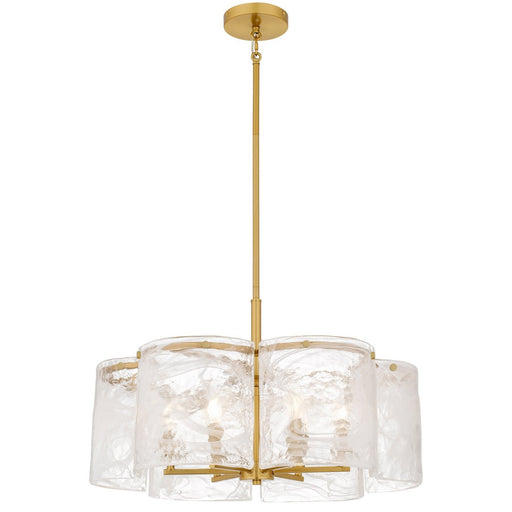 Maisie 24" 6-Light Pendant in Brushed Gold
