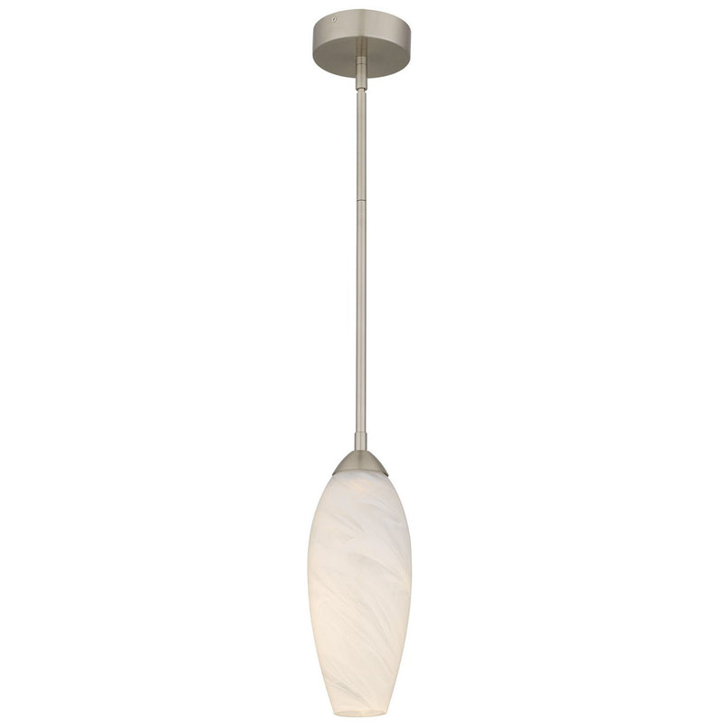 Burnett Mini Pendant in Brushed Nickel