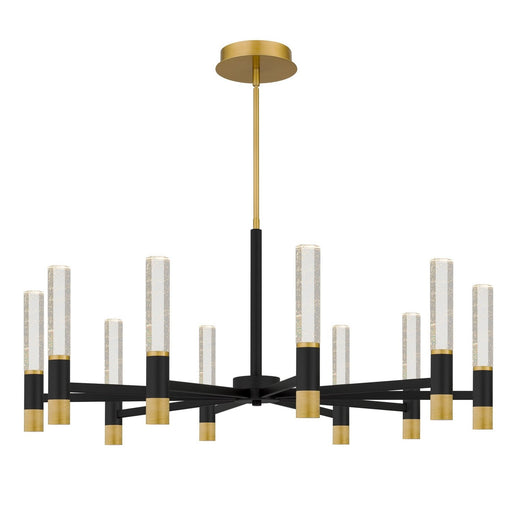 Davies 10-Light Chandelier in Brushed Gold