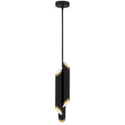 Manelis Mini Pendant in Matte Black