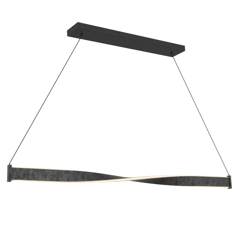 Porter LED Linear Pendant in Old Black Finish