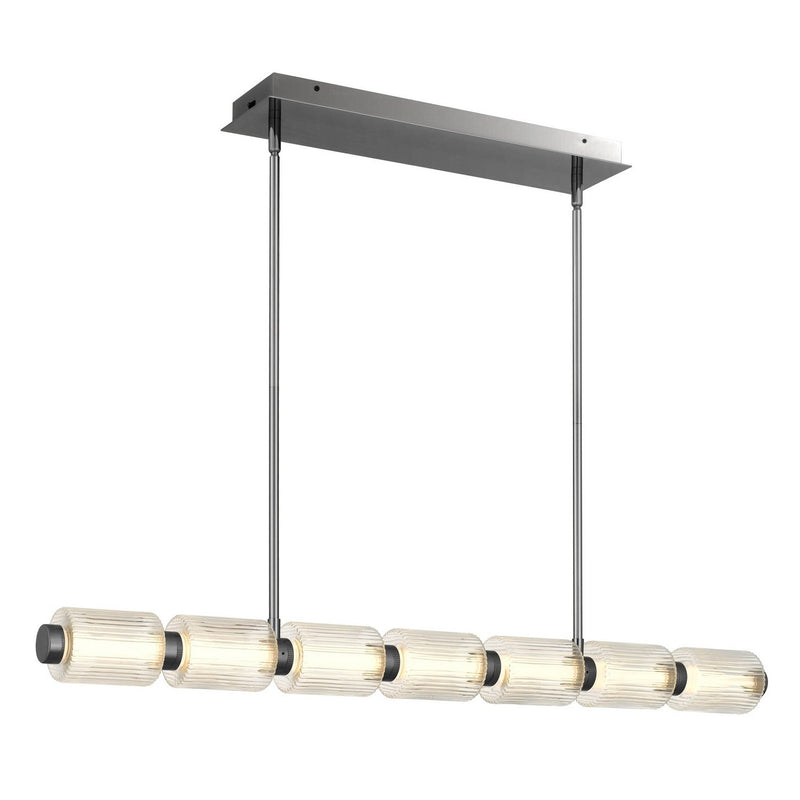 Turner 42" LED Linear Pendant in Black Chrome