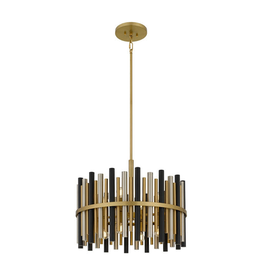 Richards 8-Light Pendant in Brushed Gold
