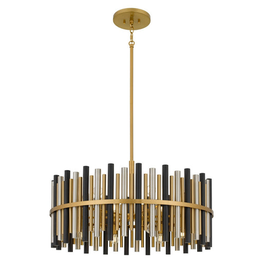 Richards 12-Light Pendant in Brushed Gold