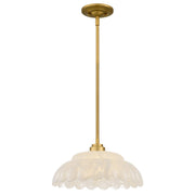 Whitecap Pendant in Brushed Gold