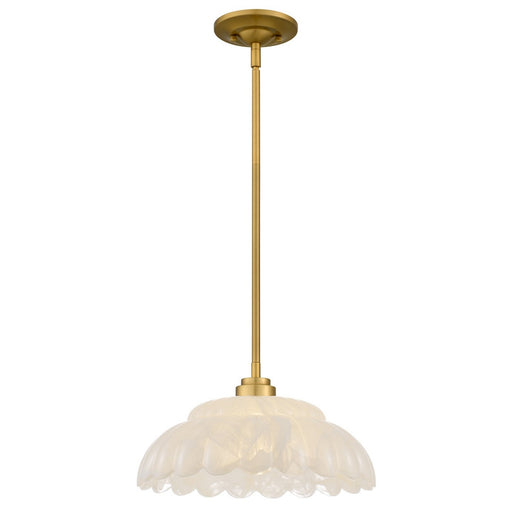 Whitecap Pendant in Brushed Gold