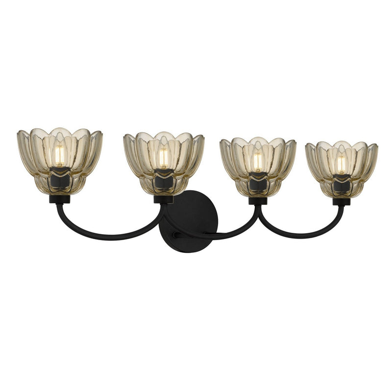 Whitecap 4-Light Bath Vanity Light in Mottled Cocoa