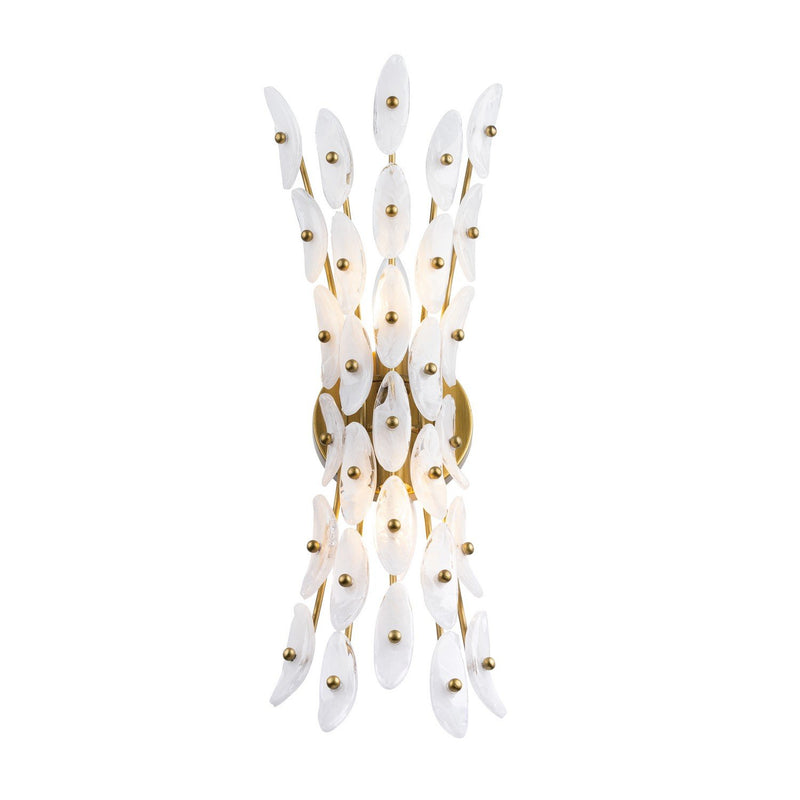 Sorra 2-Light Wall Sconce in Painted Legacy Brass