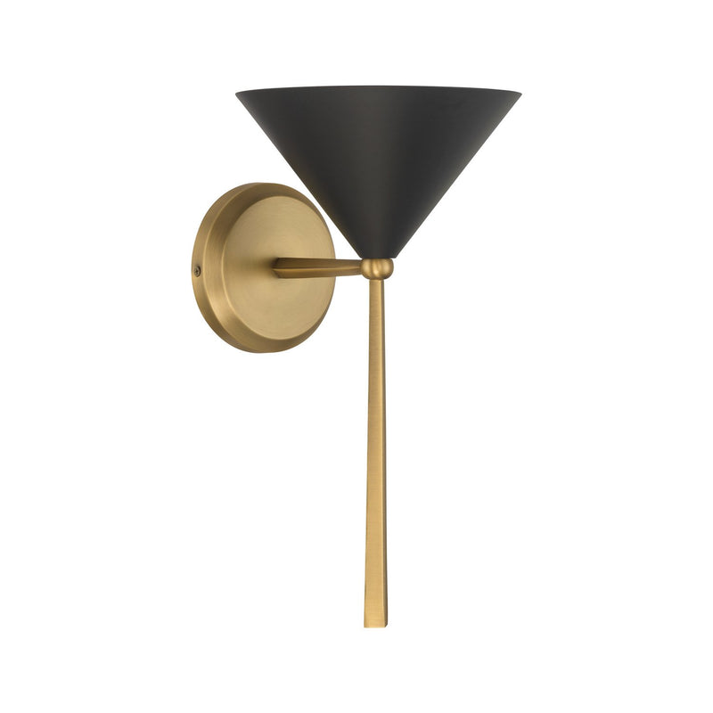 Cortan Bath Sconce in Legacy Brass