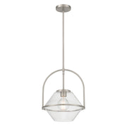 Coralyn Pendant in Brushed Nickel