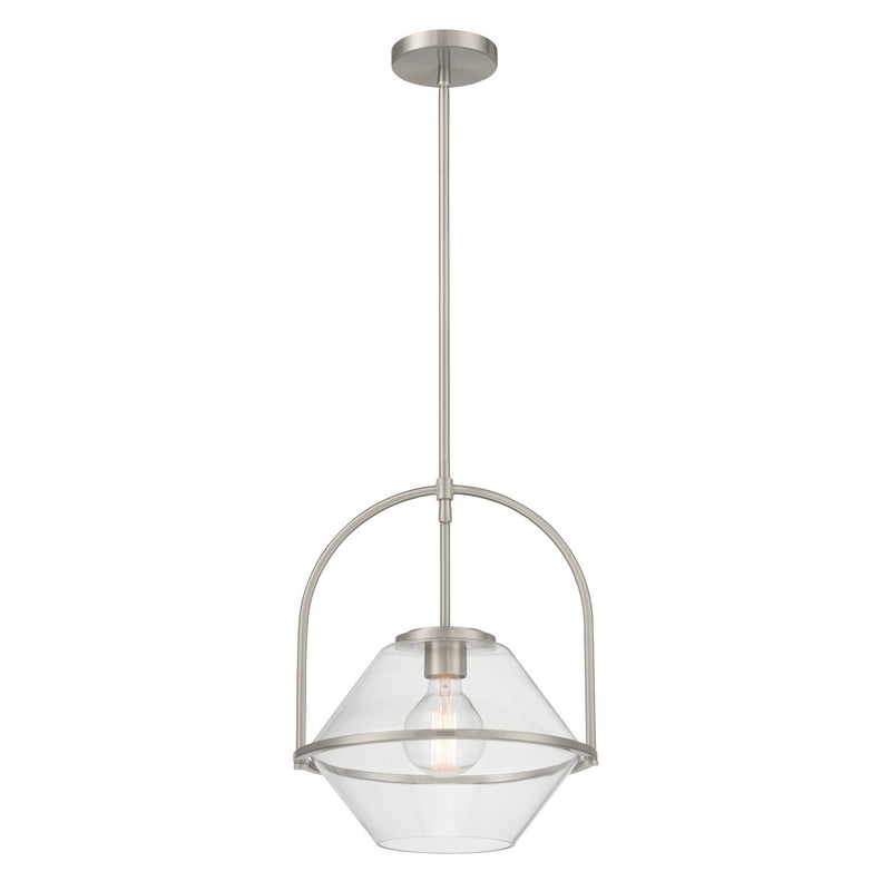 Coralyn Pendant in Brushed Nickel