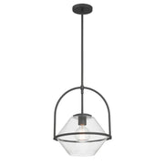Coralyn Pendant in Dark Matte Black