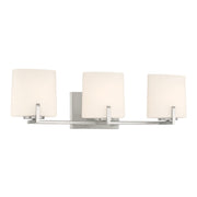 Mirelle 3-Light Bath Vanity Light in Brushed Nickel