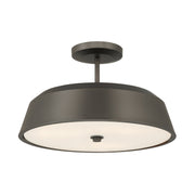 Trellwyn 3-Light Semi-Flush Mount in Plated Dark Bronze