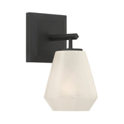 Siena Bath Sconce in Dark Matte Black