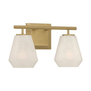Siena 2-Light Bath Vanity Light in Legacy Brass