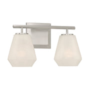 Siena 2-Light Bath Vanity Light in Brushed Nickel