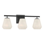 Siena 3-Light Bath Vanity Light in Dark Matte Black