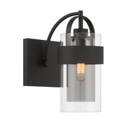 Ravik Bath Sconce in Dark Matte Black