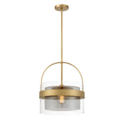 Ravik Convertible Pendant in Legacy Brass