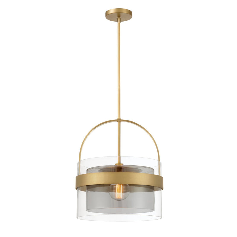 Ravik Convertible Pendant in Legacy Brass