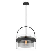 Ravik Convertible Pendant in Dark Matte Black