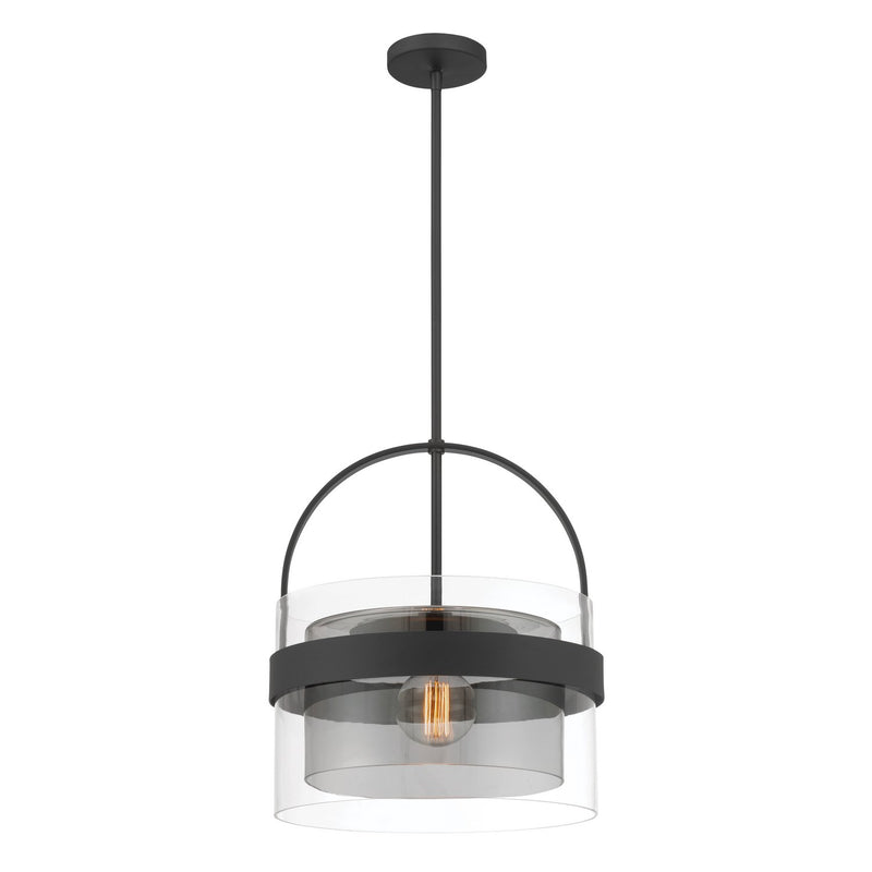 Ravik Convertible Pendant in Dark Matte Black